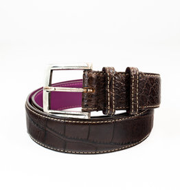 Alligator Belt - Brown