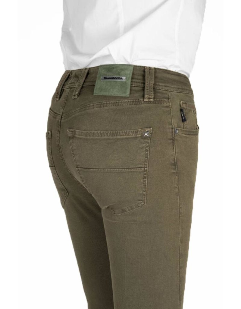 Super stretch Colored Jeans Olive