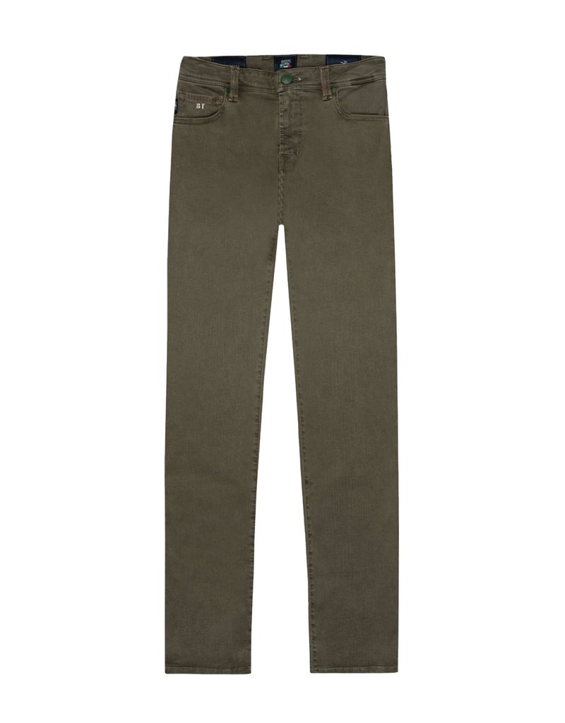 Super stretch Colored Jeans Olive