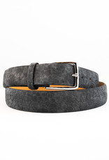 Textured Suede Leather Belt OS