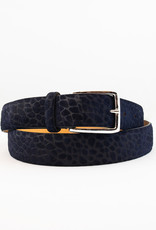 Textured Suede Leather Belt OS