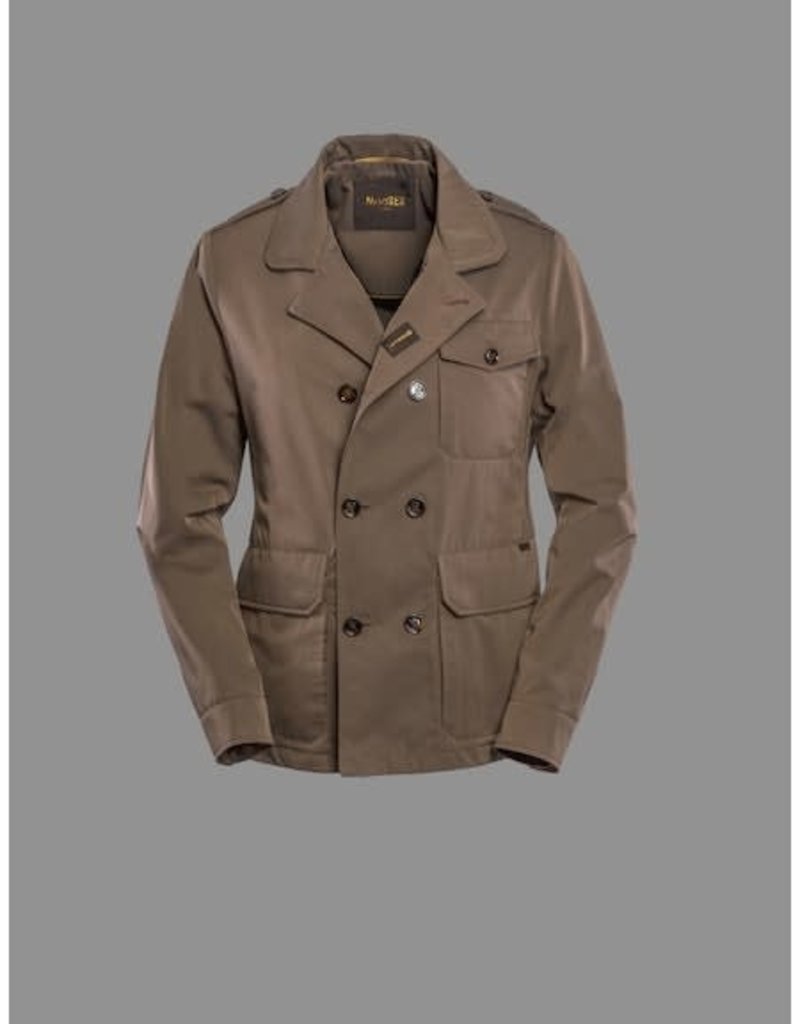 Unlined Double-breasted Peacoat