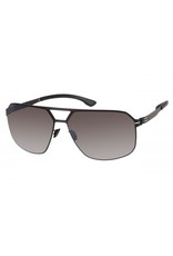 Black Square Aviator Sunglasses