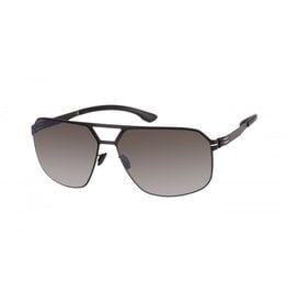 Black Square Aviator Sunglasses