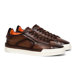 Santoni leather sneakers