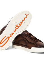 Santoni leather sneakers