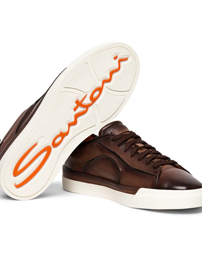 Santoni leather sneakers