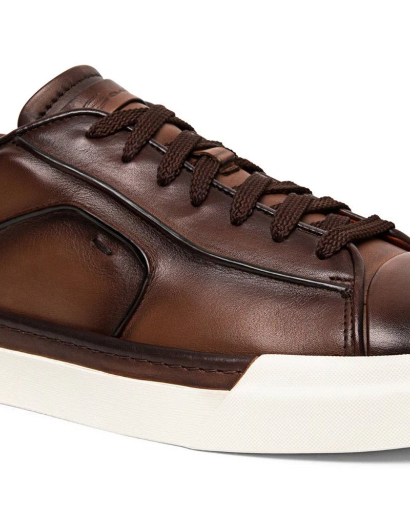 Santoni leather sneakers
