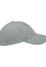 Light Grey Flannel Wool Cap