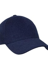 Blue Flannel Cashmere Cap