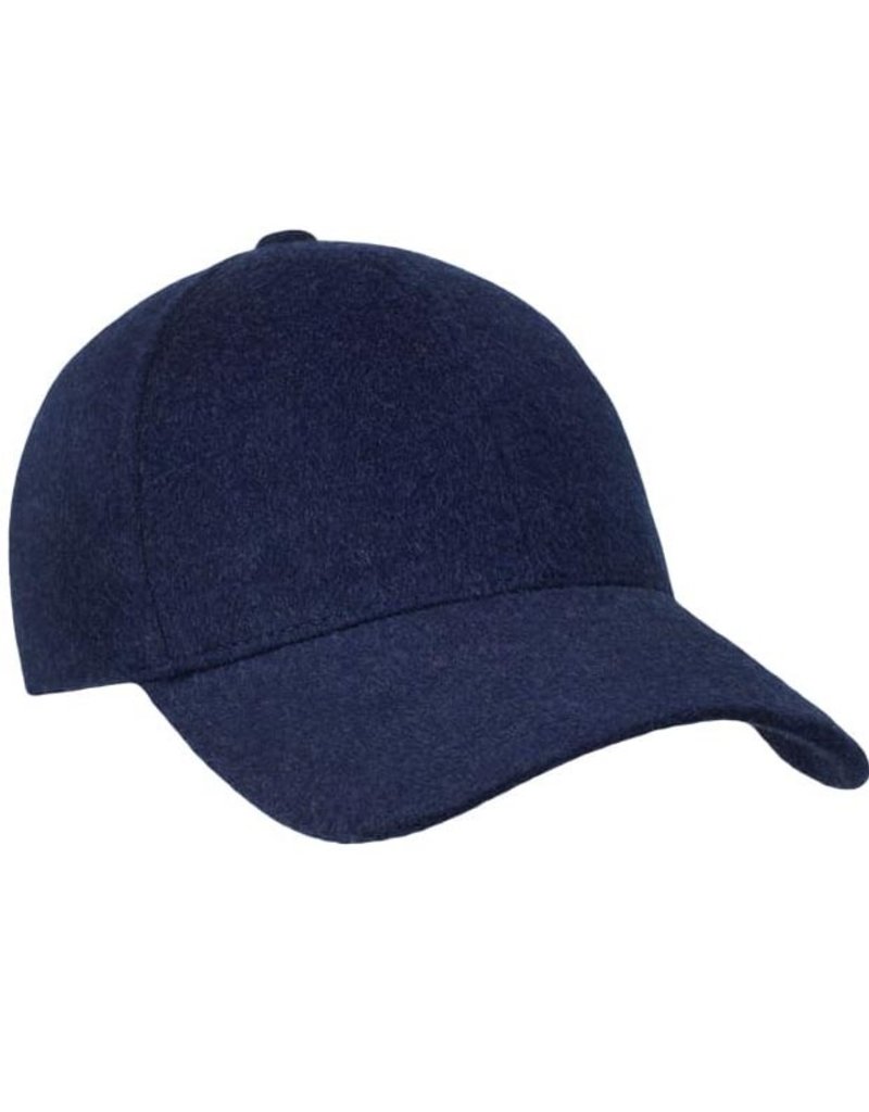 Blue Flannel Cashmere Cap