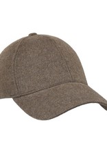 Beige Flannel Cashmere Cap