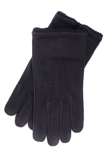 Capybara Leather Gloves with Cashmere Lining