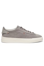 Santoni nubuck leather sneakers, Light gray