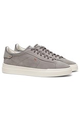 Santoni nubuck leather sneakers, Light gray