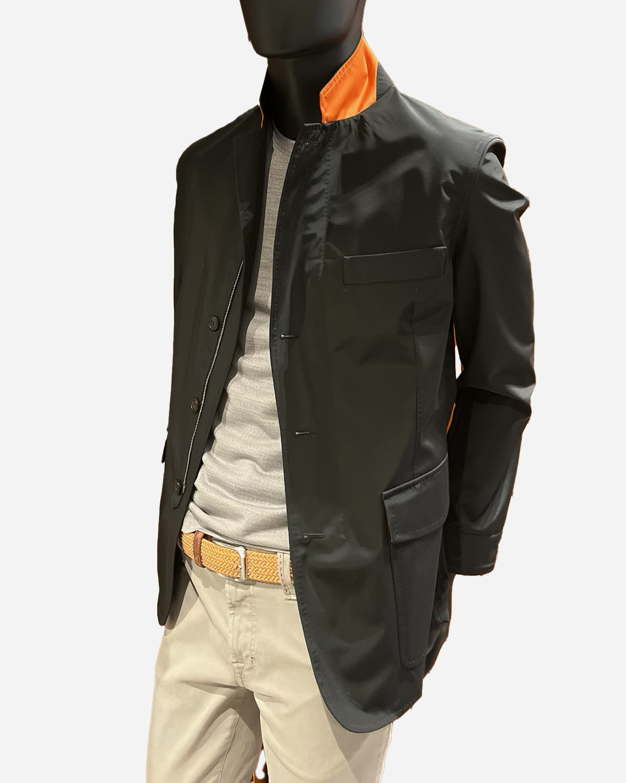 Loro Piana Storm System Field Jacket with contrast interior - Burdi