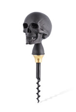 Deakin and Francis Luxury Skull Cork Screw , Matte Black black os