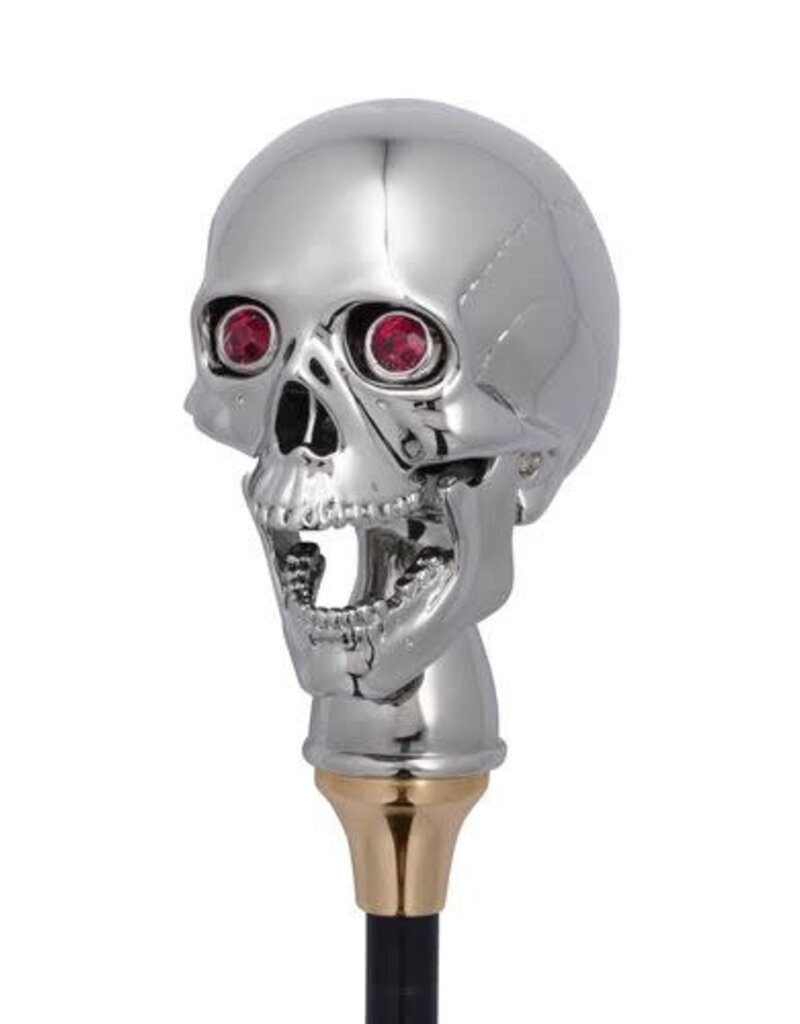 Deakin and Francis Luxury Skull Corkscrew, Silver Finish silver OS