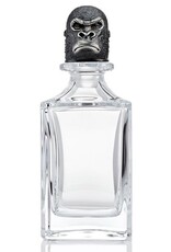 Deakin and Francis Grumpy Gorilla Decanter, Clear silver OS