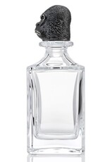 Deakin and Francis Grumpy Gorilla Decanter, Clear silver OS