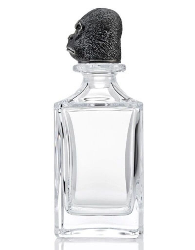 Deakin and Francis Grumpy Gorilla Decanter, Clear silver OS