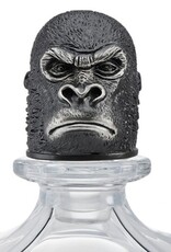Deakin and Francis Grumpy Gorilla Decanter, Clear silver OS