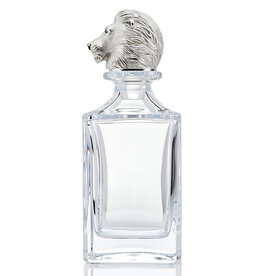 Deakin and Francis Proud Lion Decanter, Clear silver os
