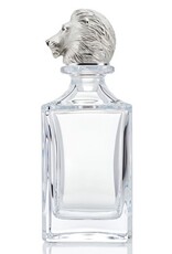 Deakin and Francis Proud Lion Decanter, Clear silver os
