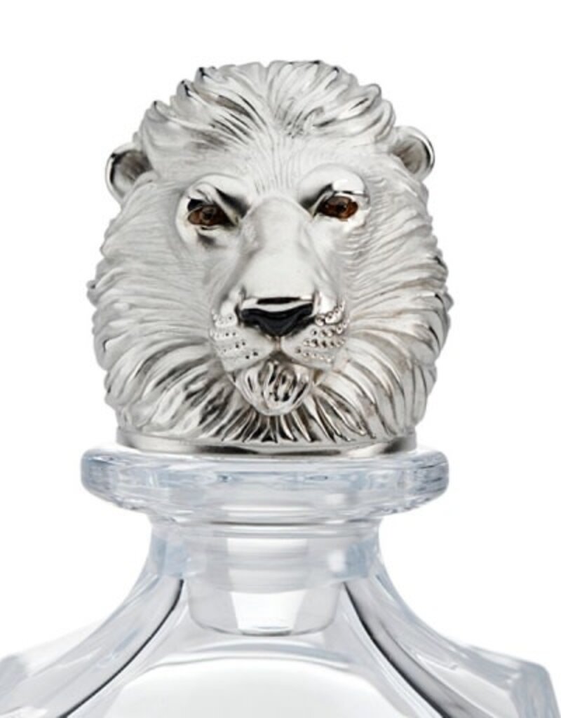 Deakin and Francis Proud Lion Decanter, Clear silver os