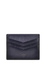 S.T.DUPONT CARD HOLDER BLACK ALLIGATOR