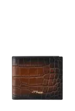 S.T.DUPONT Bi-FOLD WALLET HAVANA ALLIGATOR