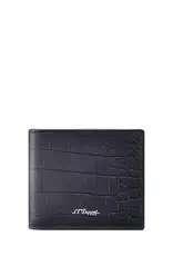S.T.DUPONT Bi-FOLD WALLET BLACK ALLIGATOR
