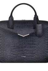 S.T.DUPONT BRIEFCASE BLACK ALLIGATOR