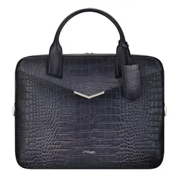 S.T. Dupont S.T.DUPONT BRIEFCASE BLACK ALLIGATOR