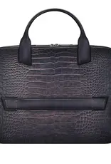 S.T.DUPONT BRIEFCASE BLACK ALLIGATOR