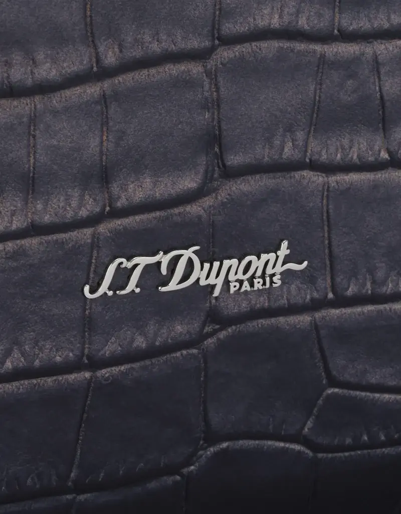 S.T.DUPONT BRIEFCASE BLACK ALLIGATOR