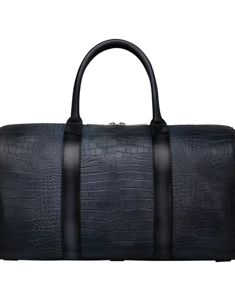 S.T.DUPONT WEEKENDER BAG BLACK ALLIGATOR