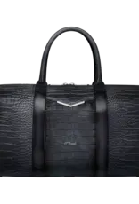 S.T.DUPONT WEEKENDER BAG BLACK ALLIGATOR