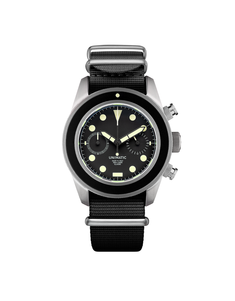 UNIMATIC Modello Tre UC3 Classic - Chronograph BLACK