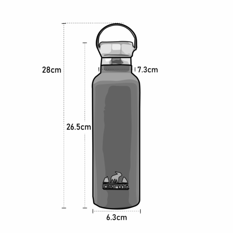 Whitney Bottle Dimensions
