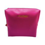 Liptionary Vegan Leather Makeup Bag - Hot Pink