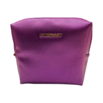 Liptionary Vegan Leather Makeup Bag -Purple