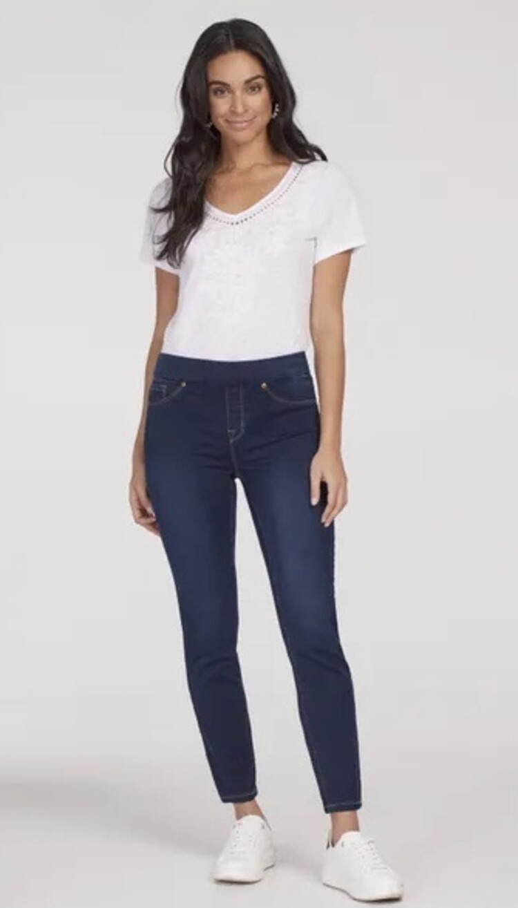 Tribal Tribal Audrey Dream Jean 5056O Pull on Ankle Legging