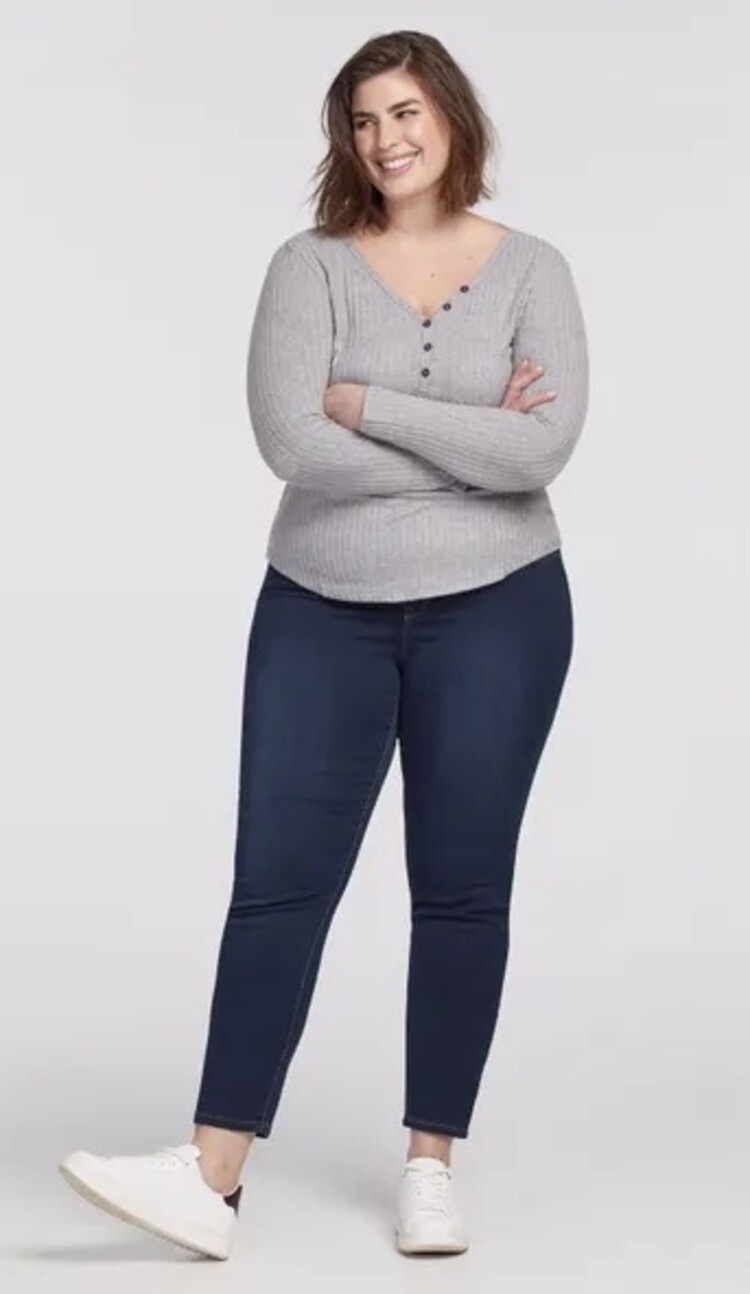 Tribal Tribal Audrey Dream Jean 5056O Pull on Ankle Legging