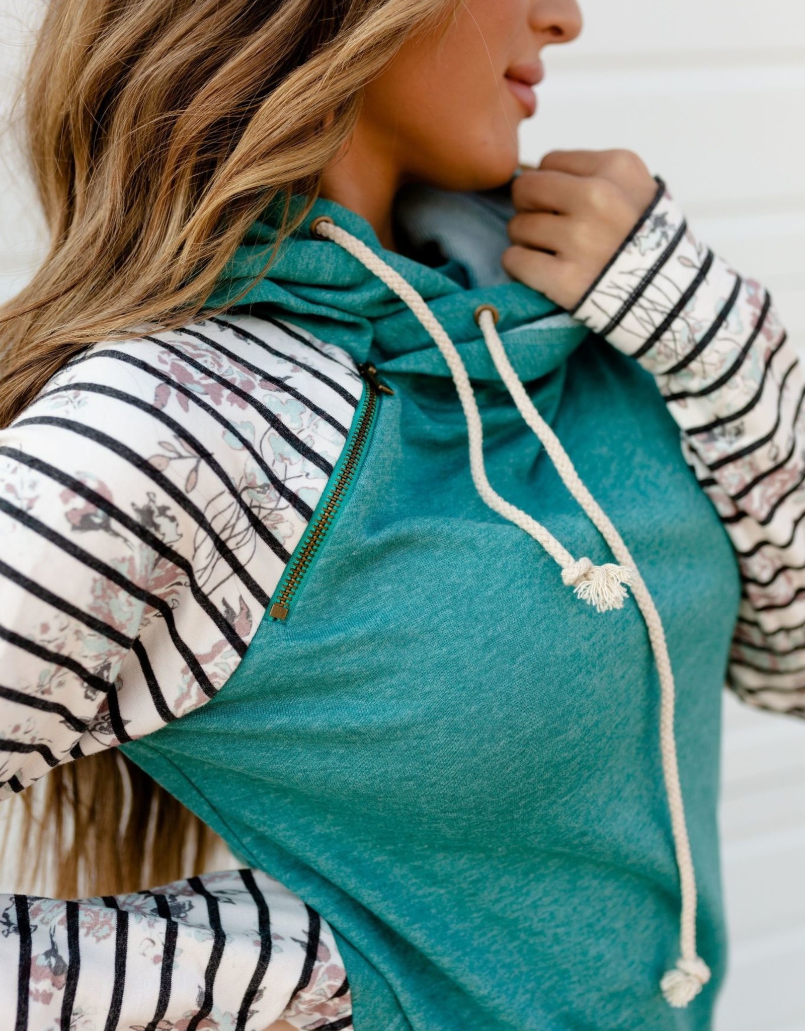 ampersand avenue doublehood sweatshirt