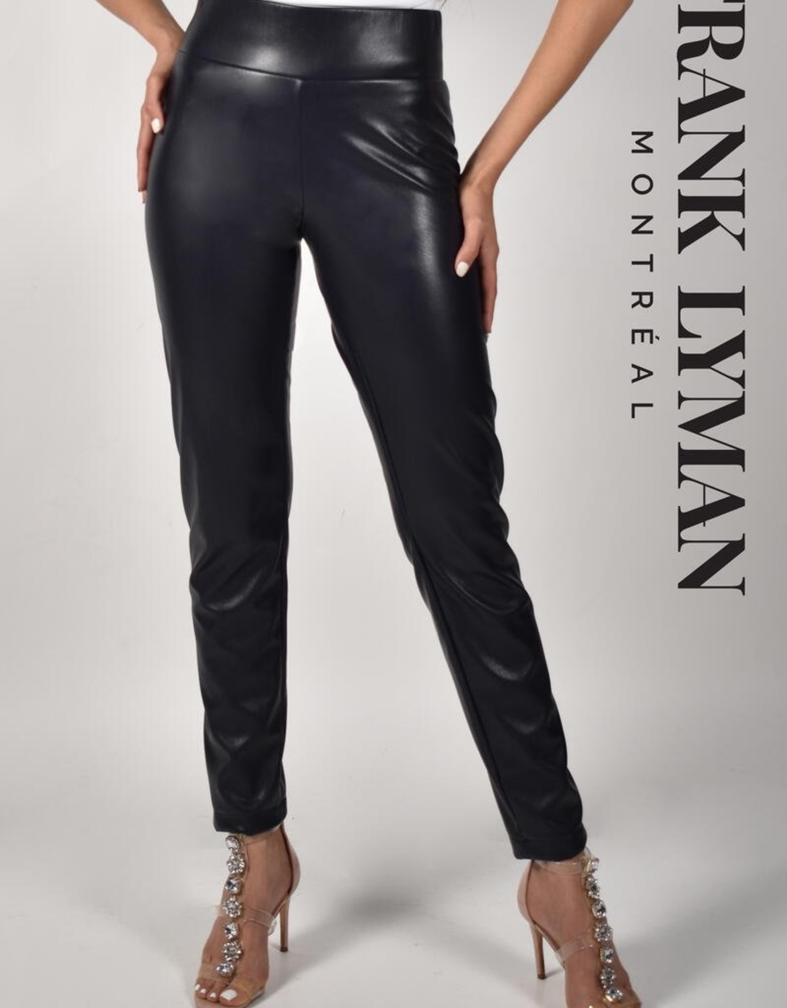 Frank Lyman Frank Lyman 214286 Faux Leather Pull On Pant