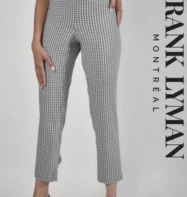 Frank Lyman Frank Lyman 226396  Houndstooth Knit Slim Leg Pant with Bow at Ankle