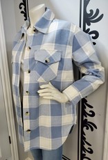 RD Style RD Style Plaid Shacket 53JB053S