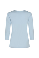 Soya Concept Soya Concept Pylle 175 Round Neck Slim Fit Blouse  with stretch and 3/4 Sleeves