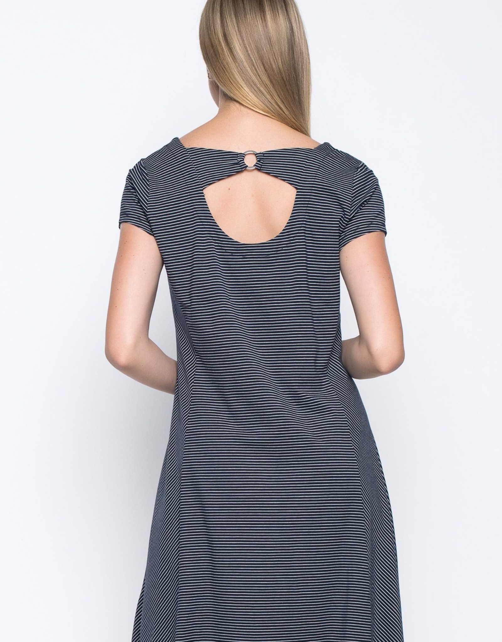 Picadilly Picadilly Short Sleeve Dress with Pockets VR643LT
